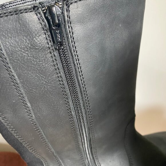 KEEN Leather Women's Presidio 2 Mid Calf Leather Boot - Black - Size 40/9.5 - Picture 6 of 7